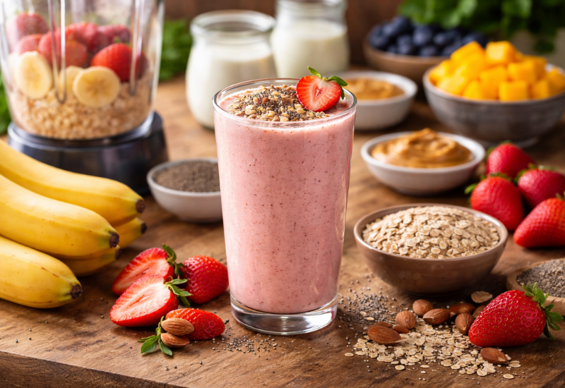 Vitamina turbinada para tomar no café da manhã: aprenda o passo a passo