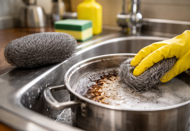 Para que serve e como usar esponjas de lã de aço como bombril?