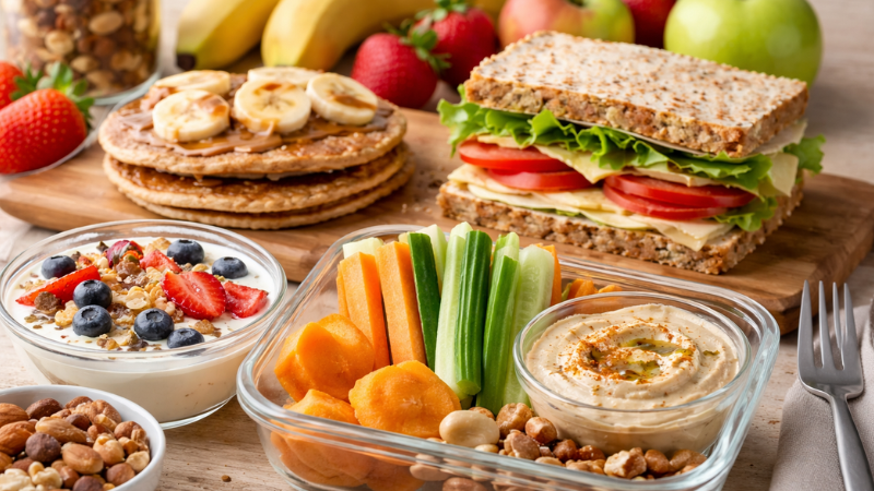 5 lanches saudáveis e práticos para comer durante a tarde