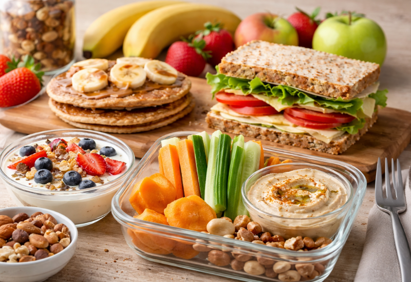 5 lanches saudáveis e práticos para comer durante a tarde