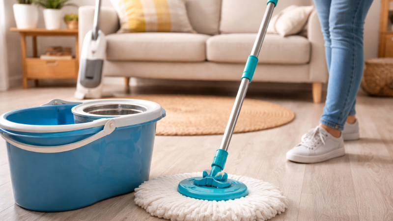 5 truques para facilitar a limpeza do chão