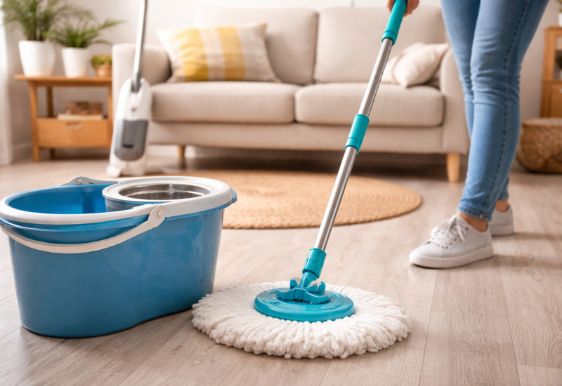 5 truques para facilitar a limpeza do chão