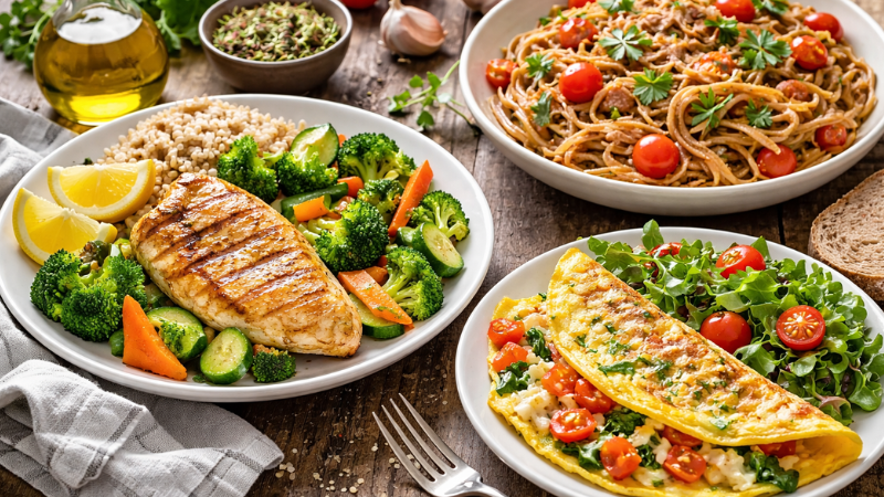 3 receitas rápidas e saudáveis para o jantar