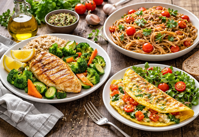 3 receitas rápidas e saudáveis para o jantar