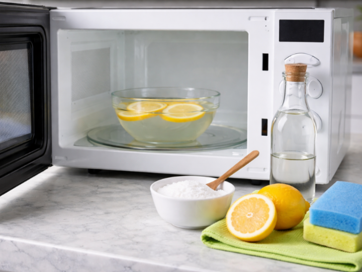 Como tirar cheiro do micro-ondas de forma fácil e rápida