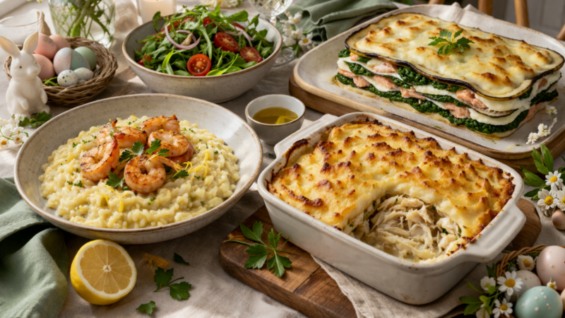 3 dicas diferentes para o Almoço de Páscoa 2026