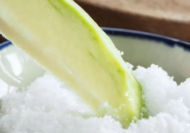 Manga verde com sal faz mal?