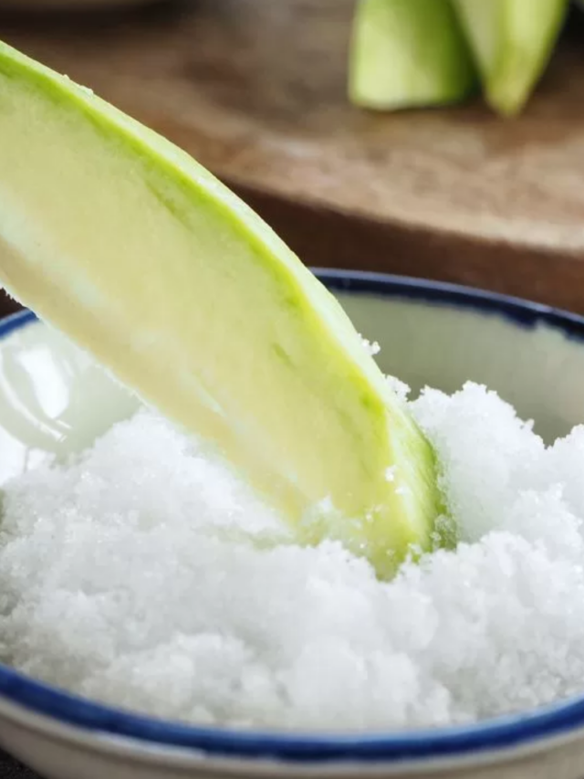 Manga verde com sal faz mal?