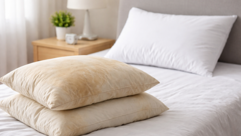 Qual é a hora certa de trocar o travesseiro?