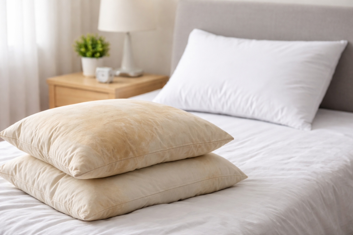 Qual é a hora certa de trocar o travesseiro?