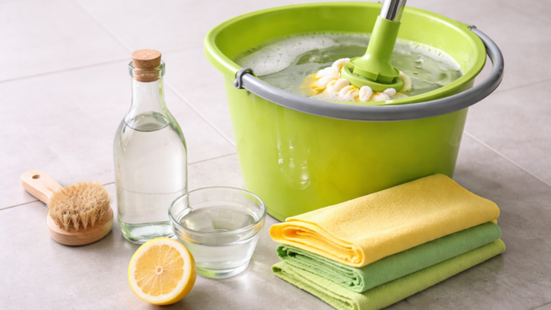 Misturar vinagre na água para limpar os pisos da casa é um truque eficaz?