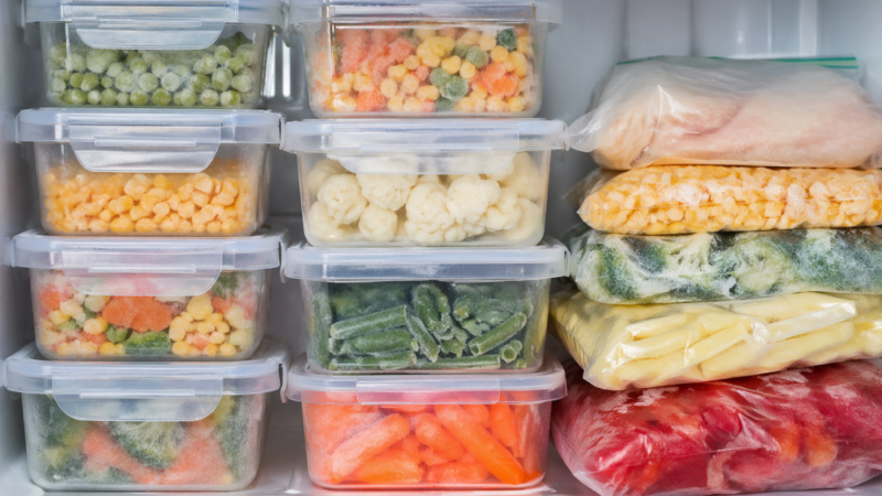 O jeito certo de congelar comida sem perder sabor
