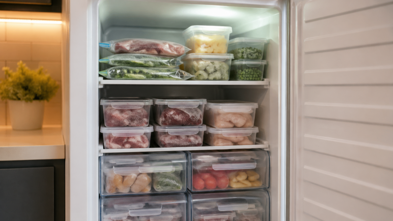 Pouca gente sabe, mas freezer também precisa de organização