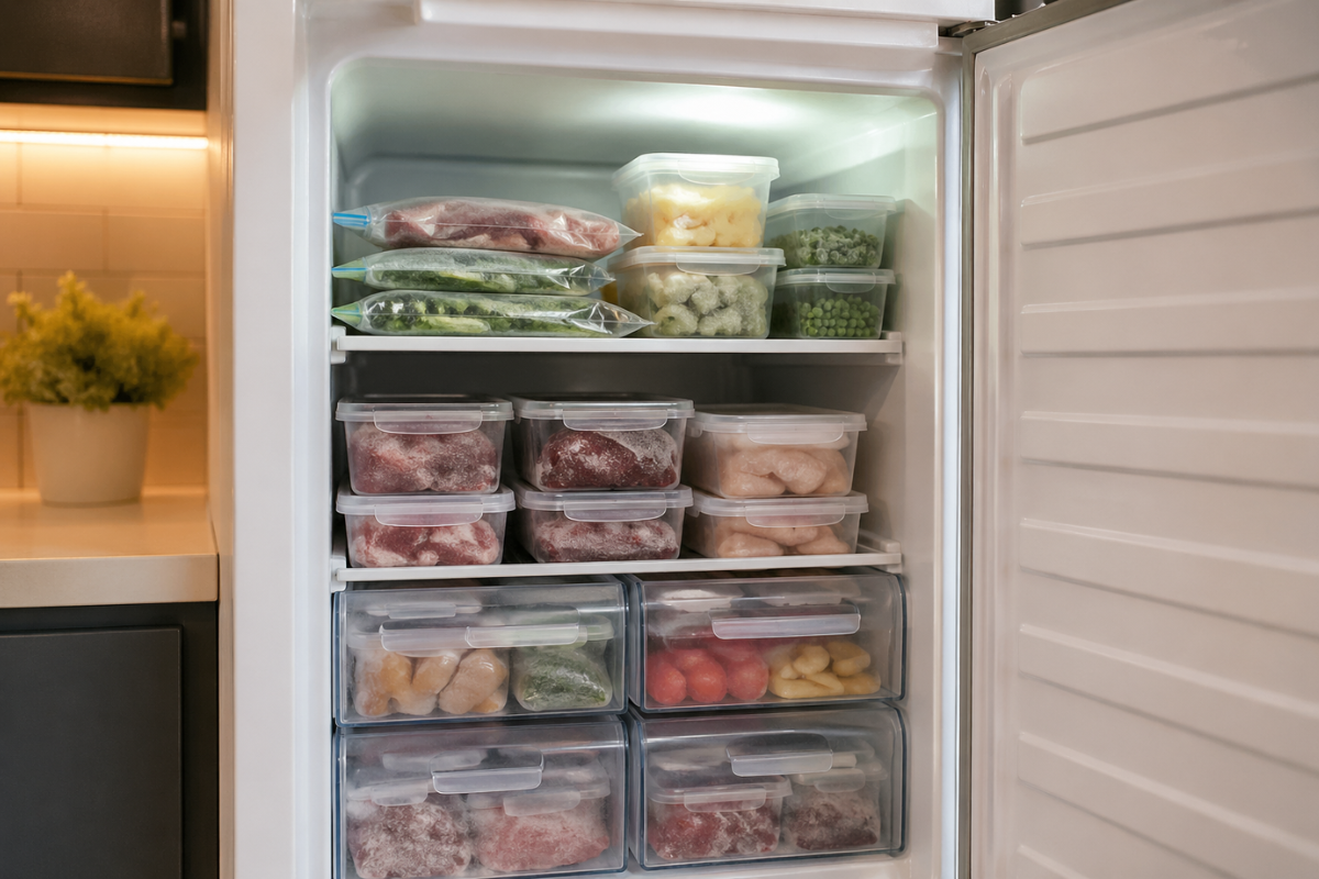 Pouca gente sabe, mas freezer também precisa de organização