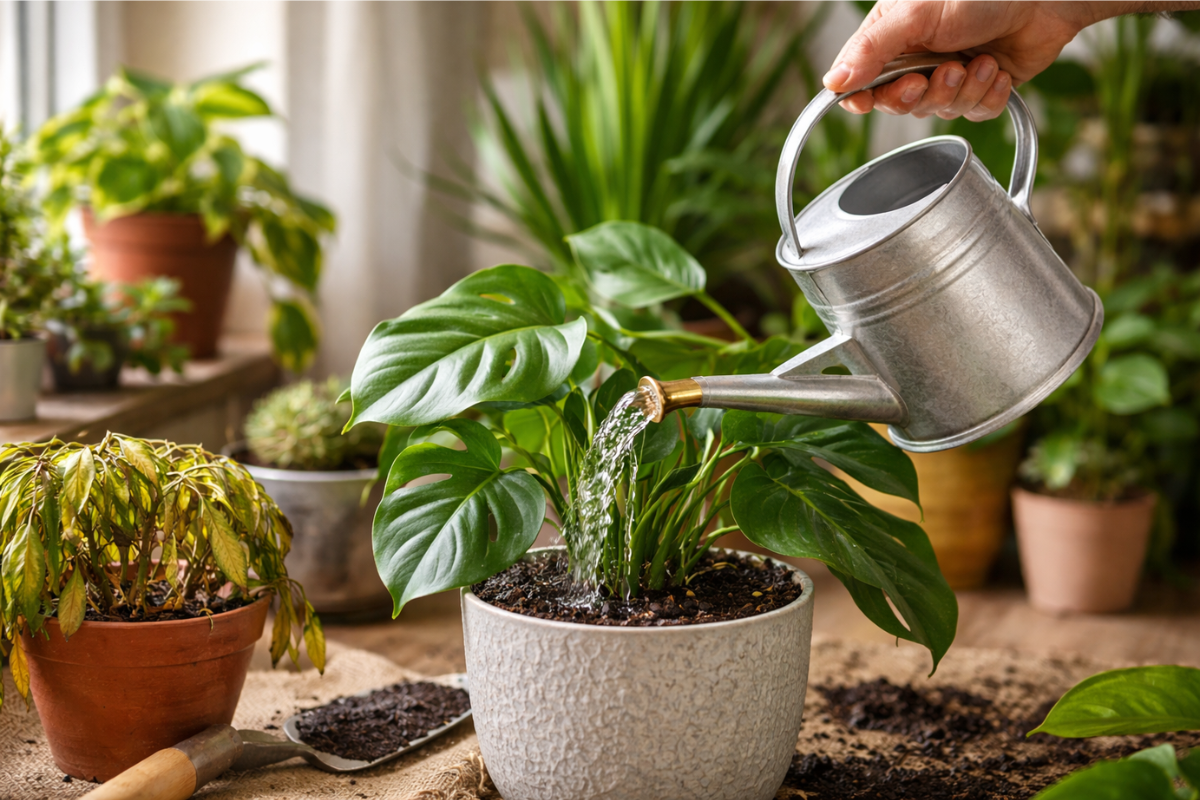 Por que sua planta está morrendo mesmo sendo regada todo dia?