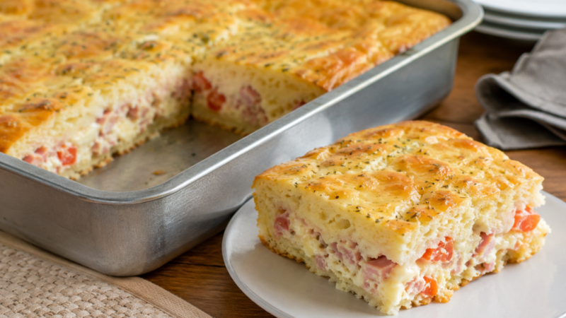 Como fazer torta de queijo e presunto