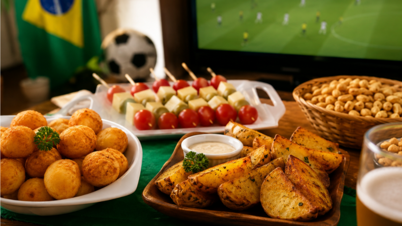 Petiscos fáceis para fazer nos dias de jogos da Copa do Mundo