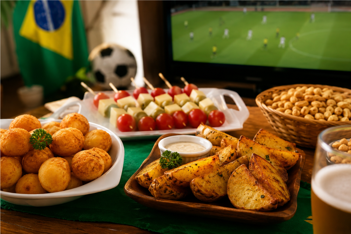 Petiscos fáceis para fazer nos dias de jogos da Copa do Mundo