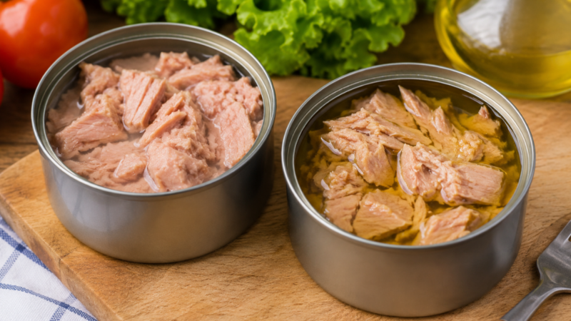 Atum em água x atum em óleo: quais as diferenças?