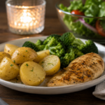 comer batata no jantar