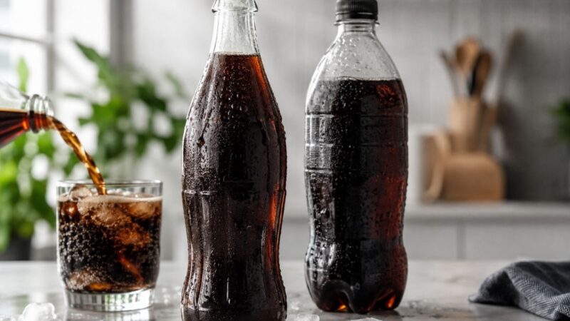 Refrigerante na garrafa de vidro é mais gostoso do que na garrafa plástica mesmo? Entenda o que acontece