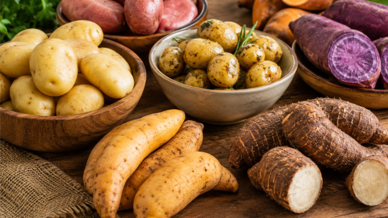 Conheça os tipos de batata e entenda as principais diferenças