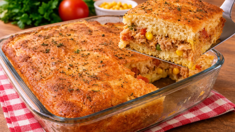 Torta salgada de atum: receita completa com passo a passo